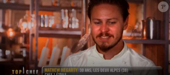 Mathew - "Top Chef 2018" sur M6. Le 31 janvier 2018.