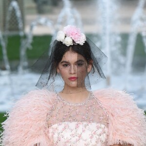 Kaia Gerber - Défilé Chanel, collection Haute Couture printemps-été 2018-2019 au Grand Palais. Paris, le 23 janvier 2018.