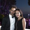 Tomer Sisley et Sandra Zeitoun de Matteis - Soirée de Grisogono "Love On The Rocks" à l'hôtel Eden Roc au Cap d'Antibes lors du 70 ème Festival International du Film de Cannes. Le 23 mai 2017.