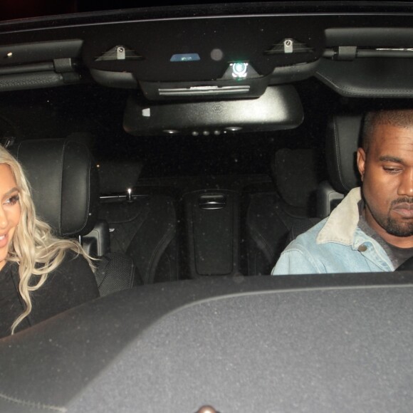 Kim Kardashian et Kanye West ont fêté la naissance de leur 3ème enfant au restaurant Craig's à West Hollywood. Le 18 janvier 2018