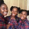 Jamelia pose avec ses filles Teja, Tiani et True. Instagram, janvier 2018