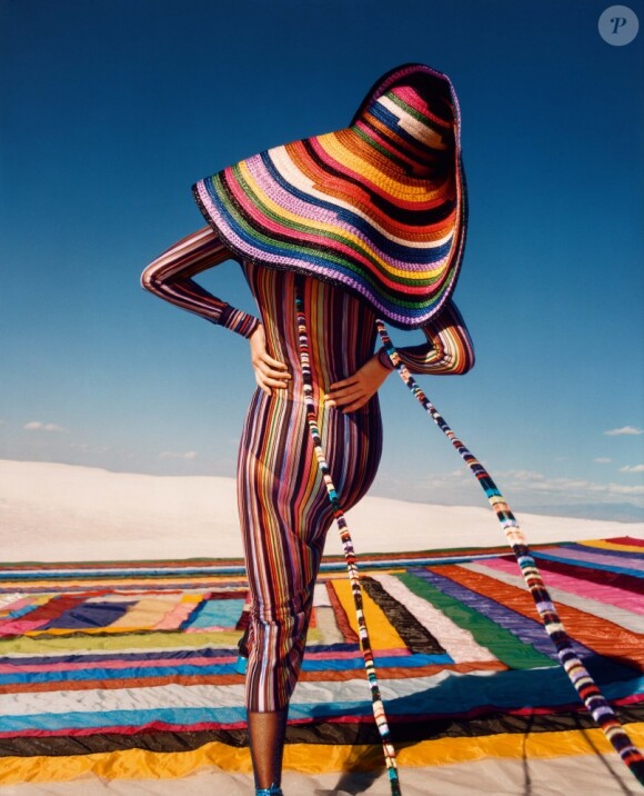 Kendall Jenner - Campagne Missoni, printemps-été 2018. Photo par Harley Weir.