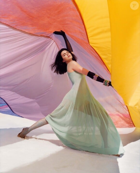 Kendall Jenner - Campagne Missoni, printemps-été 2018. Photo par Harley Weir.