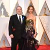 Harvey Weinstein et sa femme Georgina Chapman - 89e cérémonie des Oscars à Hollywood, le 26 février 2017. © Lisa O'Connor/Zuma Press/Bestimage
