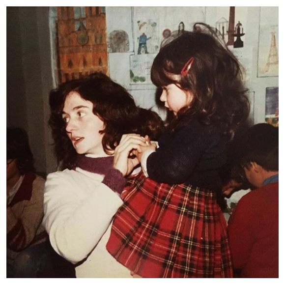 Fabienne Carat et sa maman, une archive personnelle dévoilée le 31 janvier 2018.