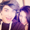 Hariet Shelley et son frère George Shelley (ex-Union J), photo Instagram 2013.