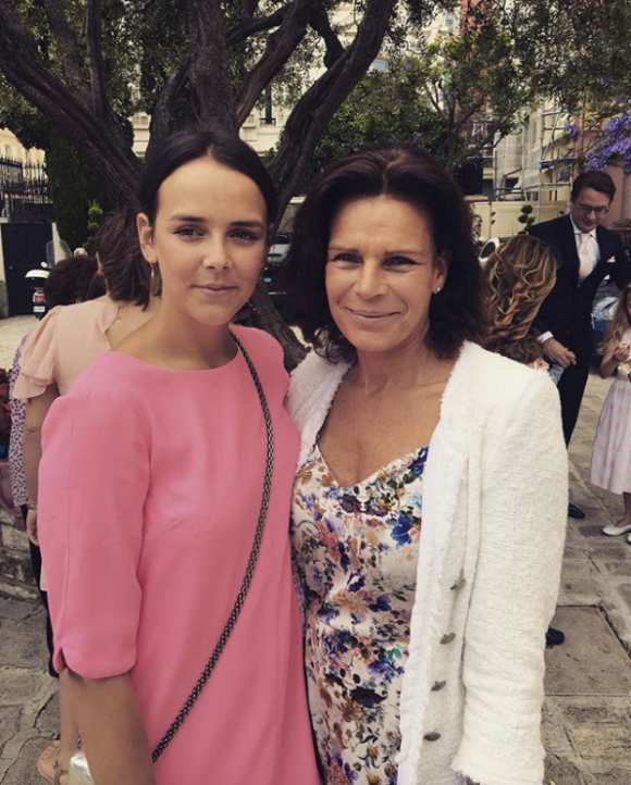 La princesse Stéphanie de Monaco avec sa fille Pauline Ducruet, photo Instagram de Pauline pour la fête des Mères en mai 2017