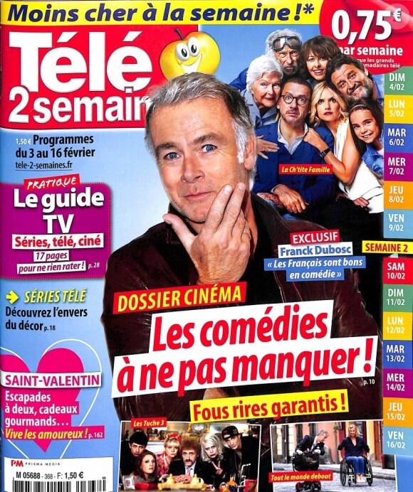 Magazine Télé 2 Semaines en kiosques le 29 janvier.