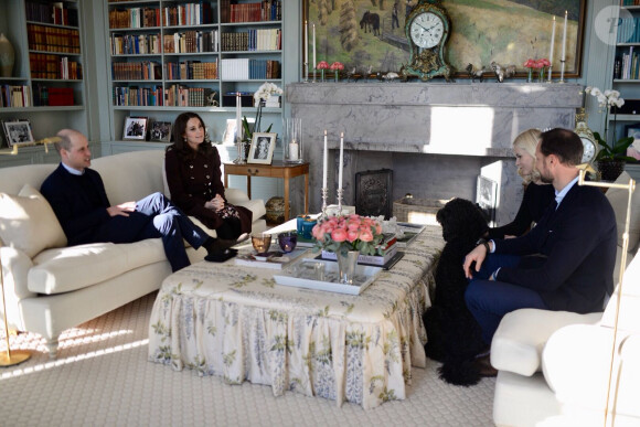 Le prince William et Catherine Kate Middleton déjeunent avec le prince Haakon et la princesse Mette-Marit dans leur résidence de Skaugum à Asker le 2 février 2018