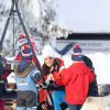 Le prince William, duc de Cambridge et Catherine Kate Middleton (enceinte), duchesse de Cambridge visitent le site de l'école nationale de saut à ski à Oslo le 2 février 2018.  The Duke and Duchess of Cambridge attended the Holmenkollen ski jump then went on to a ski nursery at Ovreseterjern 2 February 2018.02/02/2018 - Oslo