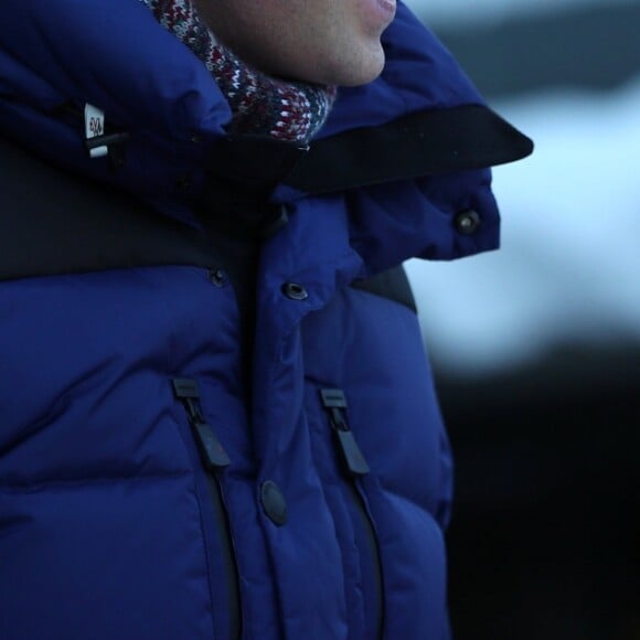 Le prince William, duc de Cambridge et Catherine Kate Middleton (enceinte) duchesse de Cambridge visitent le site de l'école nationale de saut à ski à Oslo le 2 février 2018.  The Duke and Duchess of Cambridge during a visit to watch junior ski jumpers from Norway's national team take off from the Holmenkollen ski jump in Oslo, Norway, on the final day of their tour of Scandinavia.02/02/2018 - Oslo