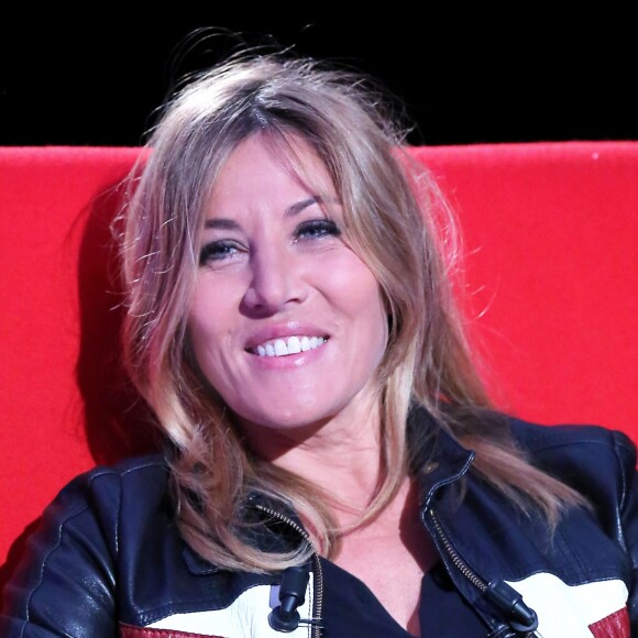 Exclusif - Enregistrement de l'émission Le Divan présentée par Marc-Olivier Fogiel, avec la comédienne Mathilde Seigner en invitée, le 4 mai 2015.