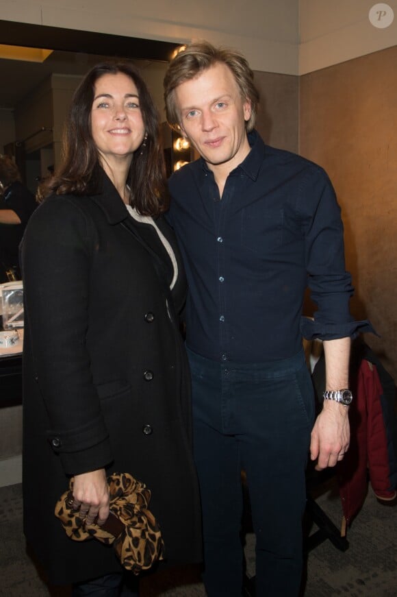 Semi-Exclusif - Cristiana Reali et Alex Lutz lors de la représentation du spectacle "Alex Lutz" à l'Olympia à Paris, le 8 février 2018. © Guirec Coadic/Bestimage