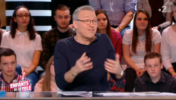 Laurent Ruquier dans "Les Enfants de la télé", le 11 février 2018 sur France 2.