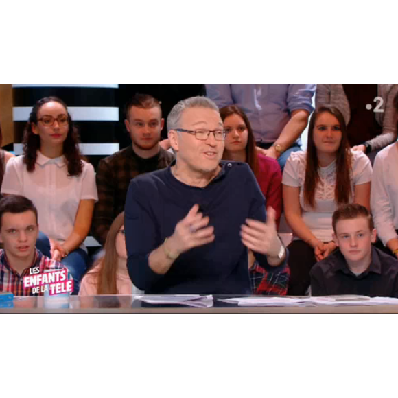 Laurent Ruquier dans "Les Enfants de la télé", le 11 février 2018 sur France 2.