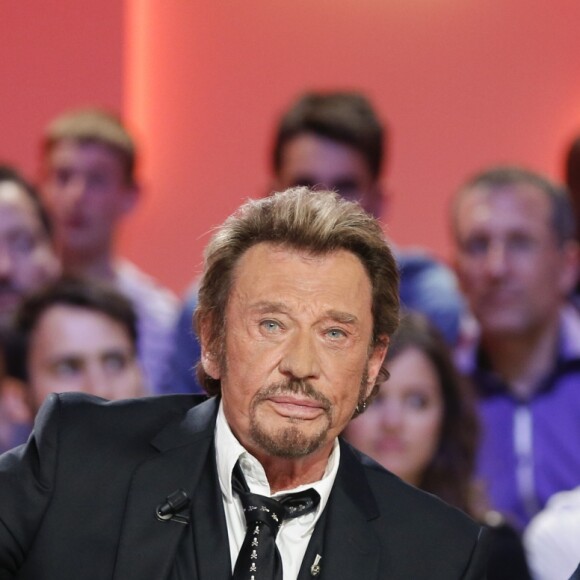 Exclusif - Johnny Hallyday et Yarol Poupaud invités du Grand Journal de Canal + le 07/06/2013