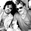 Yarol Poupaud et Johnny Hallyday sur une photo publiée sur le compte Instagram de Yarol Poupaud le 11 février 2018.