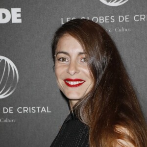 Audrey Dana - Photocall - 12ème cérémonie des Globes de Cristal au Lido à Paris, le 12 février 2018. © Rachid Bellak / Pool / Bestimage