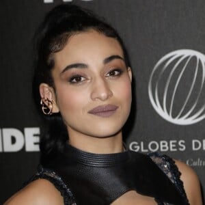 Camélia Jordana - Photocall - 12ème cérémonie des Globes de Cristal au Lido à Paris, le 12 février 2018. © Rachid Bellak / Pool / Bestimage