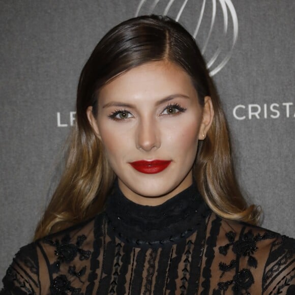 Camille Cerf - Photocall - 12ème cérémonie des Globes de Cristal au Lido à Paris, le 12 février 2018. © Rachid Bellak / Pool / Bestimage