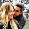Emma et Florian (Mariés au premier regard 2) lors de leur escapade en amoureux à Londres en janvier 2018.