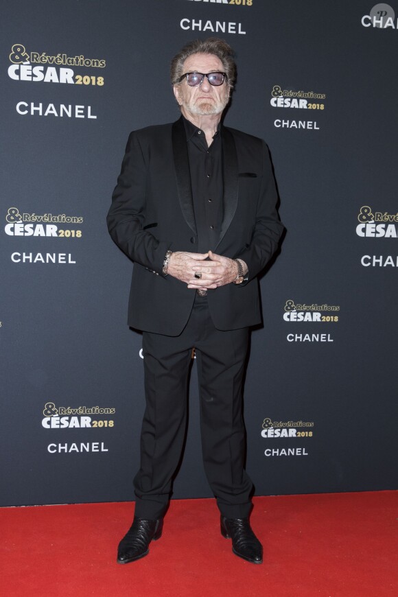 Eddy Mitchell - Dîner des révélations des Cesar 2018 au Petit Palais à Paris, le 15 janvier 2018. © Olivier Borde/Bestimage
