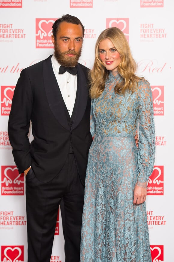 James Middleton et Donna Air en février 2015 lors d'un gala de charité de la British Heart Foundation à Londres.