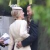 James Middleton et Donna Air lors du mariage de Pippa Middleton et James Matthews le 20 mai 2017 à Englefield, en Angleterre.