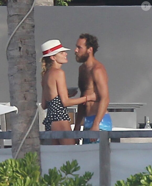 Exclusif - James Middleton et Donna Air à Saint-Barthélémy le 22 août 2015.