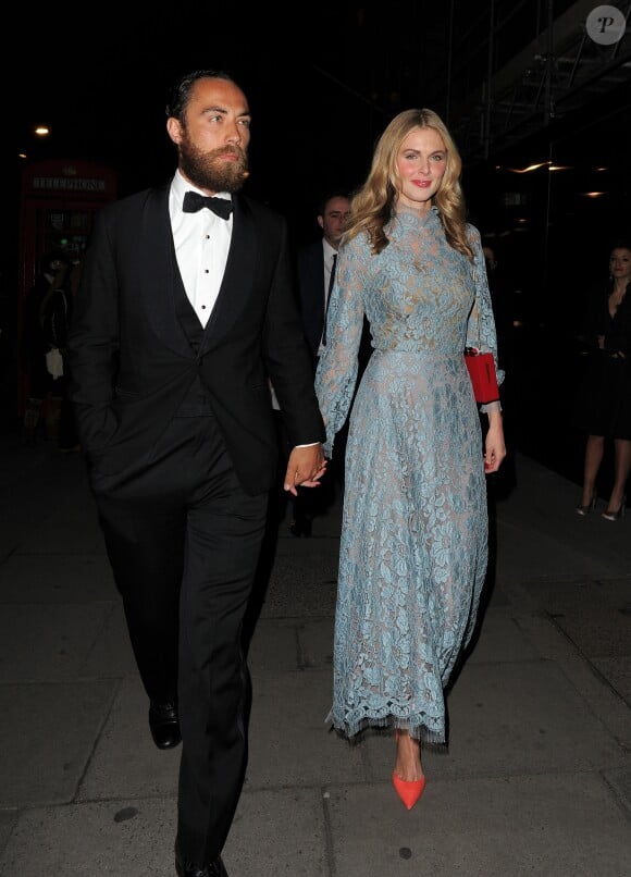 James Middleton et Donna Air au bal de la British Heart Foundation à Londres le 10 février 2015.