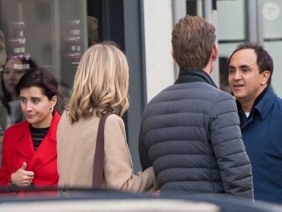 Exclusif - Donna Air, ex de James Middleton, avec son nouveau compagnon Ben Carrington le 17 février 2018 à Londres. Le couple a dîné dans Belgravia, au restaurant japonais Uni, avant d'aller boire un verre dans le pub The Thomas Cubitt.