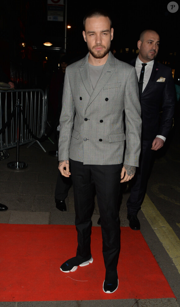 Liam Payne assiste à la soirée "Fashion And Film" du magazine Vogue UK à l'Annabel's. Londres, le 19 février 2018.
