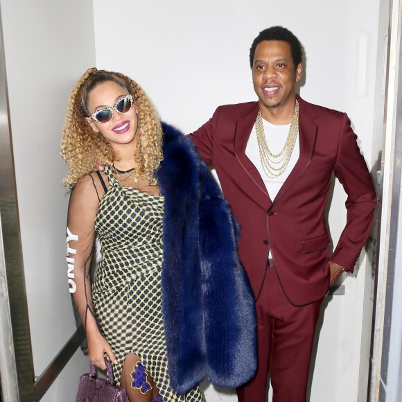 JAY-Z et sa femme Beyoncé à New York. Le 4 décembre 2017.