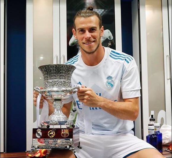 Gareth Bale avec les couleurs du Real Madrid sur Instagram le 17 août 2017.