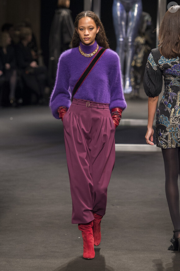 Défilé Alberta Ferretti lors de la Fashion Week Automne/Hiver 2018/2019 de Milan, le 21 février 2018.
