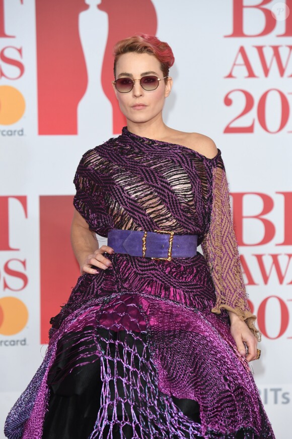 Noomi Rapace lors de la soirée des 38ème Brit Awards à l'O2 Arena à Londres le 21 février 2018.
