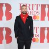 Justin Timberlake lors de la soirée des 38ème Brit Awards à l'O2 Arena à Londres le 21 février 2018.