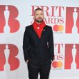 Justin Timberlake lors de la soirée des 38ème Brit Awards à l'O2 Arena à Londres le 21 février 2018.
