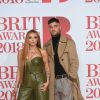 Jesy Nelson (Little Mix), Harry James lors de la soirée des 38ème Brit Awards à l'O2 Arena à Londres le 21 février 2018.