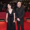Steven Soderbergh et Claire Foy à la première de Unsane" lors de la 68e édition du festival international du film de Berlin (La Berlinale 2018), le 21 février 2018.
