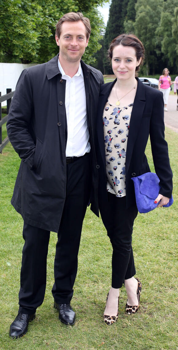 Claire Foy et Stephen Campbell Moore à Windsor en 2013.