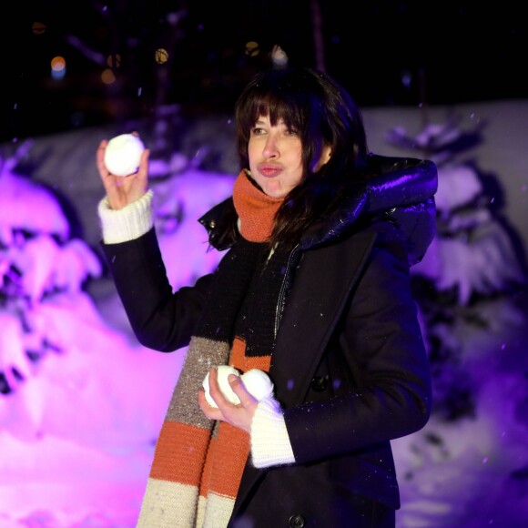 Photocall de nuit de Sophie Marceau pour le film "Mme Mills, une voisine si parfaite" au 21ème festival international du film de comédie de l'Alpe d'Huez le 19 janvier 2018. S.Marceau est la réalisatrice du film et interprète le rôle de Hélène. © Dominique Jacovides / Bestimage