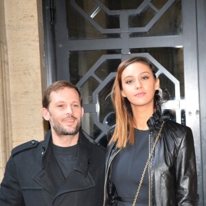 Nicolas Duvauchelle et sa compagne Anouchka Alsif - Défilé de mode "Lanvin", collection prêt-à-porter automne-hiver 2018/2019, à Paris. Le 28 février 2018 © CVS-Veeren / Bestimage