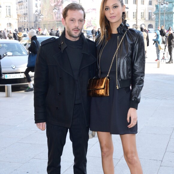 Nicolas Duvauchelle et sa compagne Anouchka Alsif - Défilé de mode "Lanvin", collection prêt-à-porter automne-hiver 2018/2019, à Paris. Le 28 février 2018