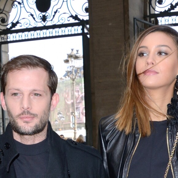 Nicolas Duvauchelle et sa compagne Anouchka Alsif - Défilé de mode "Lanvin", collection prêt-à-porter automne-hiver 2018/2019, à Paris. Le 28 février 2018