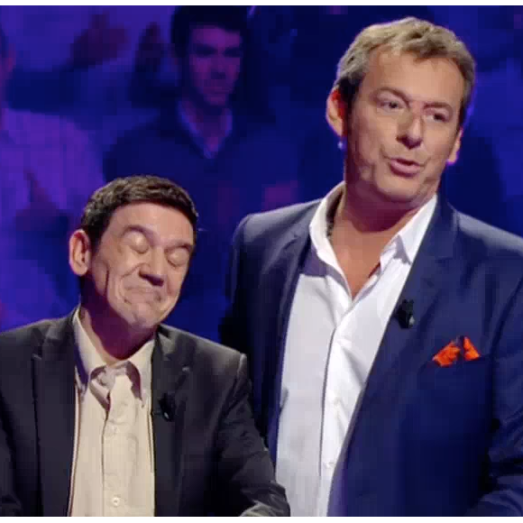 Christian et Jean-Luc Reichmann dans "Le Grand concours des animateurs" sur TF1. Le 10 février 2017