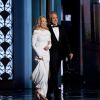 Warren Beatty et Faye Dunaway - Intérieur - Erreur monumentale aux Oscars: le mauvais gagnant annoncé au Hollywood & Highland Center à Hollywood, le 26 février 2017 ©A.M.P.A.S/Zuma/Bestimage
