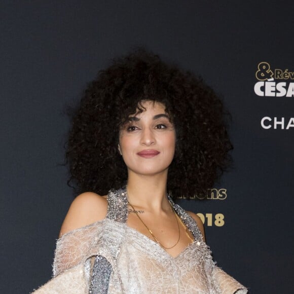 Camélia Jordana - Dîner des révélations des Cesar 2018 au Petit Palais à Paris, le 15 janvier 2018. © Olivier Borde/Bestimage