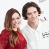 Elizabeth Olsen et Timothée Chalamet aux 33es Film Independent Spirit Awards à Santa Monica, le 3 mars 2018.