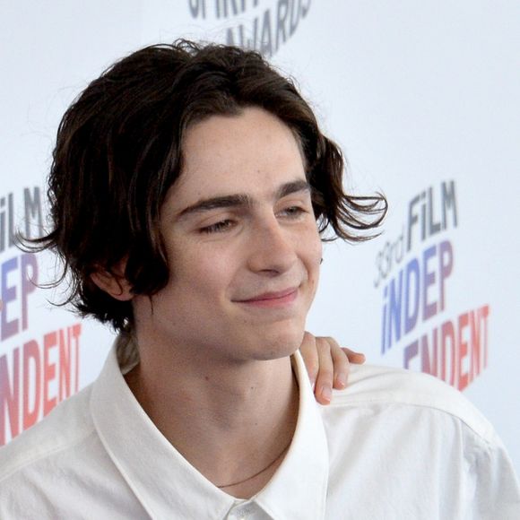Elizabeth Olsen et Timothée Chalamet aux 33es Film Independent Spirit Awards à Santa Monica, le 3 mars 2018.